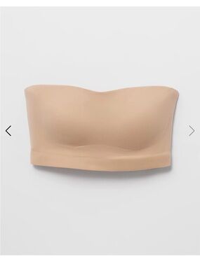 Soma Enbliss Bandeau size Small. Seamless Strapless in Beige
